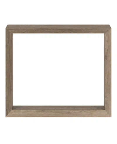 Hudson & Canal Osmond 36" Wood Wide Rectangular Console Table In Brown