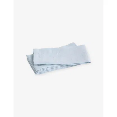 Hay Soft Blue Tavolo Cotton And Linen Napkins Set Of Four In Blue