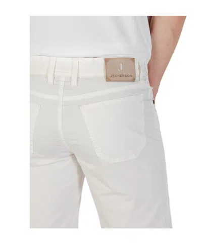 Jeckerson Belt Loop Shorts In White