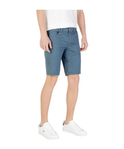 Jeckerson Belt Loop Shorts In Blue