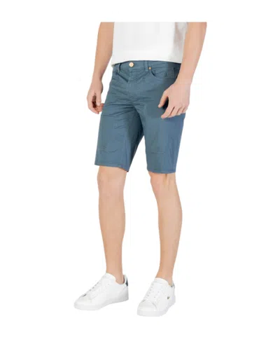 Jeckerson Belt Loop Shorts In Blue