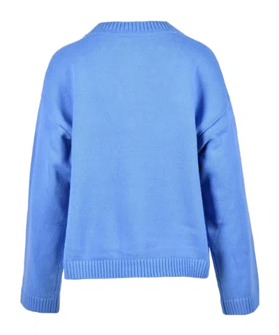 Tommy Hilfiger Long-sleeved Cardigan In Blue
