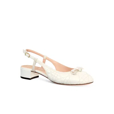 Dior Ballet Slingback Pump In White