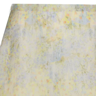 Alberta Ferretti Tie-dyed Midi Skirt In Brown