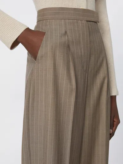 Max Mara Mxmmanetta Trouser Hazelnut In Brown