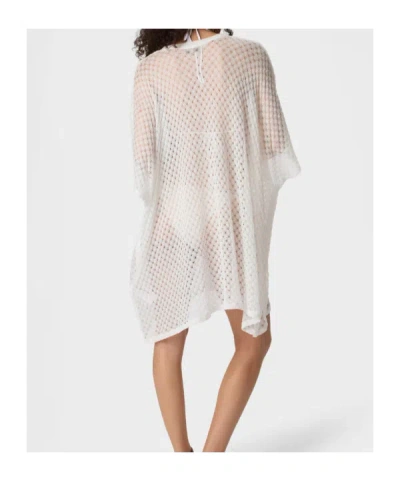 Missoni Raschel-knit V-neck Short-sleeve Kaftan In White