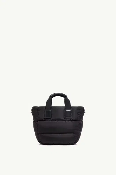 Moncler Caradoc Micro Down Crossbody Bag In Black