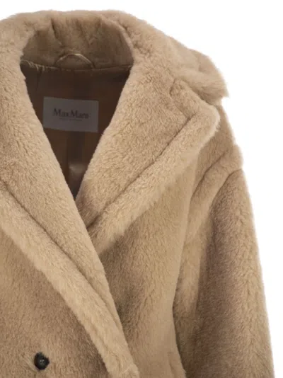 Max Mara Tedgirl Long Coat In Brown