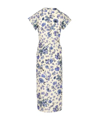 Isabel Marant Printed Midi Dress In Multi