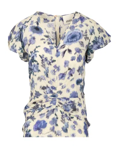 Isabel Marant Printed Midi Dress In Multi