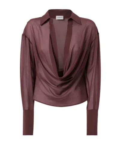 The Andamane Lilia Blouse In Purple