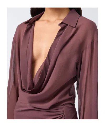 The Andamane Lilia Blouse In Purple