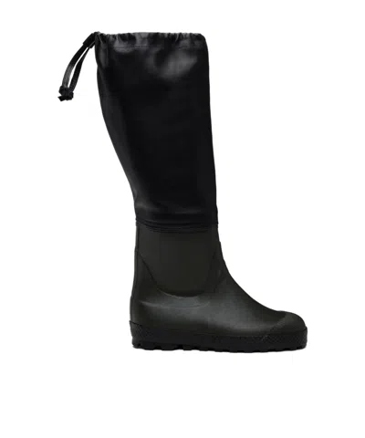 Rier Farmer Rain High Boots In Black