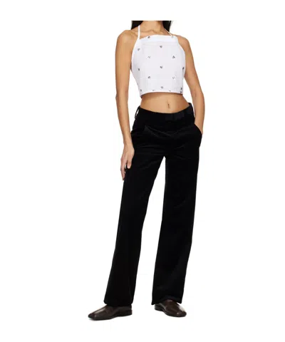 Rier White Floral Tank Top In White Flowers Popeli