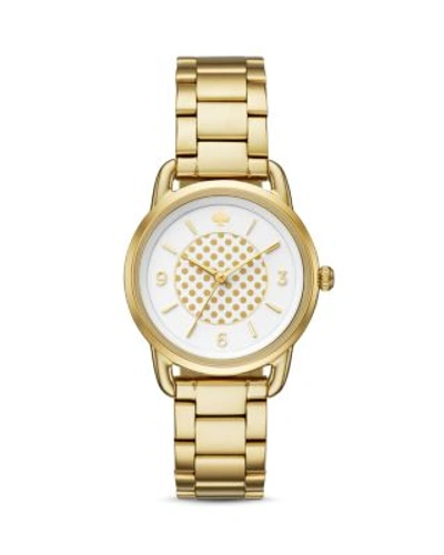Kate Spade Boathouse Watch, 30mm In White/gold