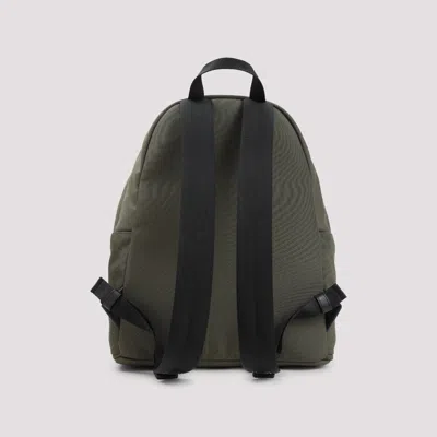 Moncler Pierrick Backpack Front Pocket Adjustable Straps Handle In Green