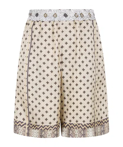 Pierre-louis Mascia Aloe Shorts In Brown