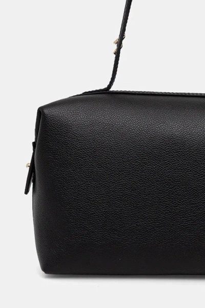 Furla Leather Handbag In Black