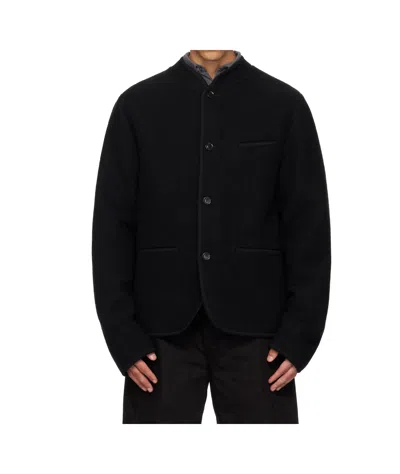 Rier Walker Wool Casual Jacket In Black