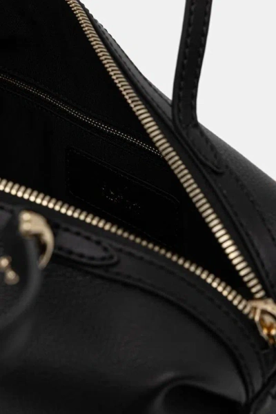 Furla Leather Handbag In Black