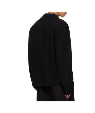 Rier Walker Wool Casual Jacket In Black