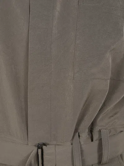 Y's Fly F Half Sleeve Overalls In Gray