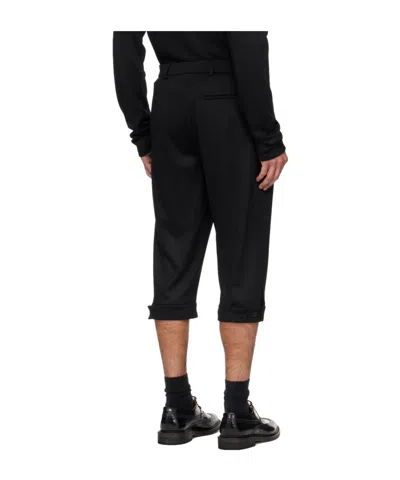 Rier Knickerbocker Wool Shorts In Black