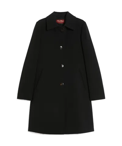 Max Mara Mid-length Coat In Black