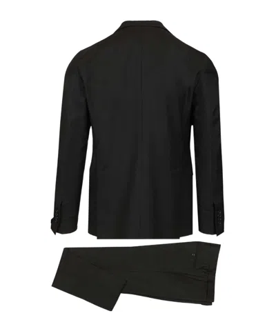 Tagliatore Montecarlo 100 Lana Saglia Super 100s Dresses Black In Black