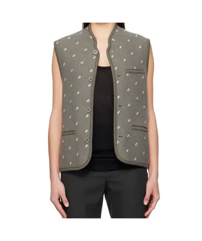 Rier Gray Walker Vest In Gray