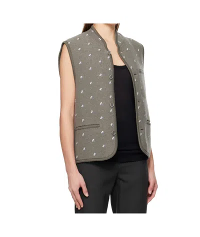 Rier Gray Walker Vest In Gray
