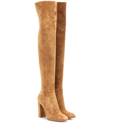 Gianvito Rossi Exclusive To Mytheresa.com - Suede Over-the-knee Boots In Brown
