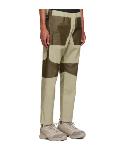 Ranra Patchwork Design Casual Pants In Multi