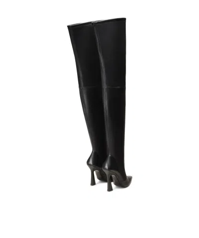 Stuart Weitzman Ultravinnie Pointed Boots In Black