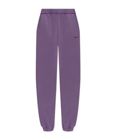 Attico The  High-waisted Loose Jogging Pants In Purple