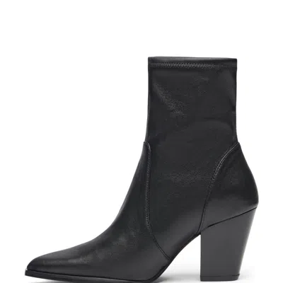 Stuart Weitzman Nappa Jolene Bootie In Black
