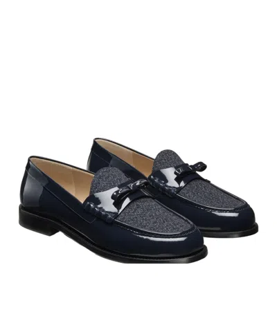 Stuart Weitzman Low-heeled Loafers In Blue