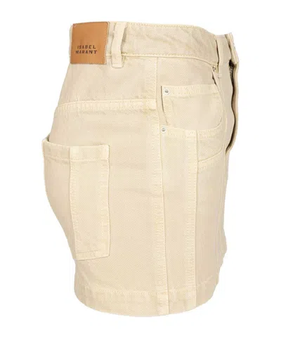 Isabel Marant Étoile Button-down Skirt In Brown