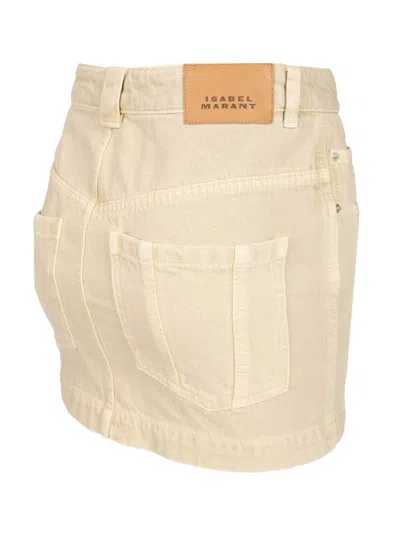 Isabel Marant Étoile Button-down Skirt In Brown