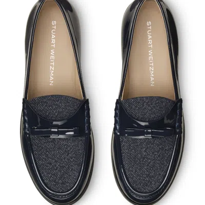 Stuart Weitzman Low-heeled Loafers In Blue