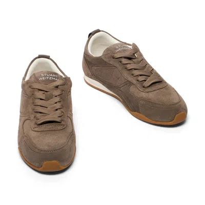 Stuart Weitzman Sw Scout Sneaker In Brown