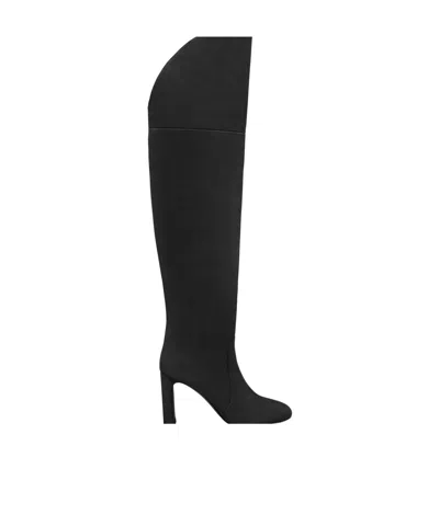 Stuart Weitzman Babette Over-the-knee Tubo 85 In Black