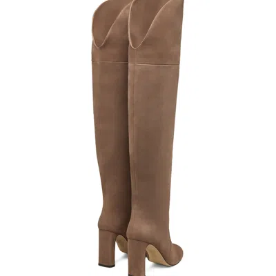 Stuart Weitzman Babette Over-the-knee Tubo 85 In Brown