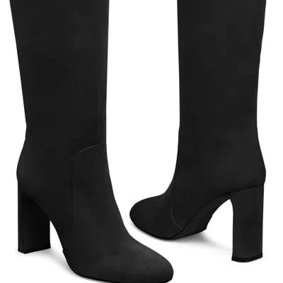 Stuart Weitzman Babette Over-the-knee Tubo 85 In Black