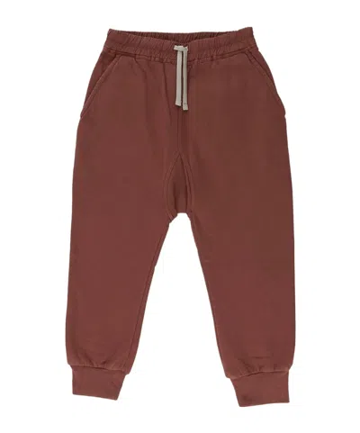 Rick Owens Seam-pockets Track Pants In Brown