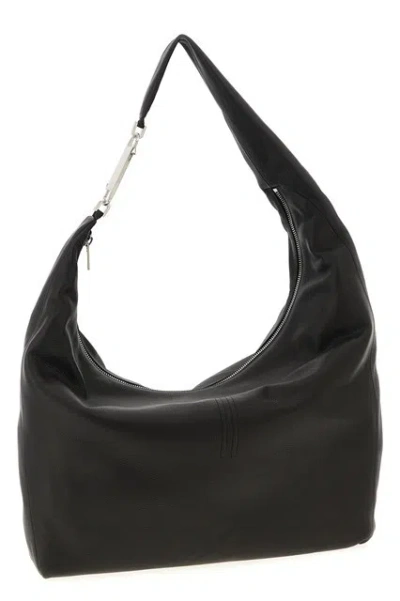 Rick Owens Gemini Shoulder Bag In Black