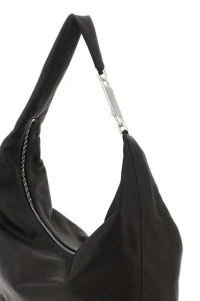 Rick Owens Gemini Shoulder Bag In Black