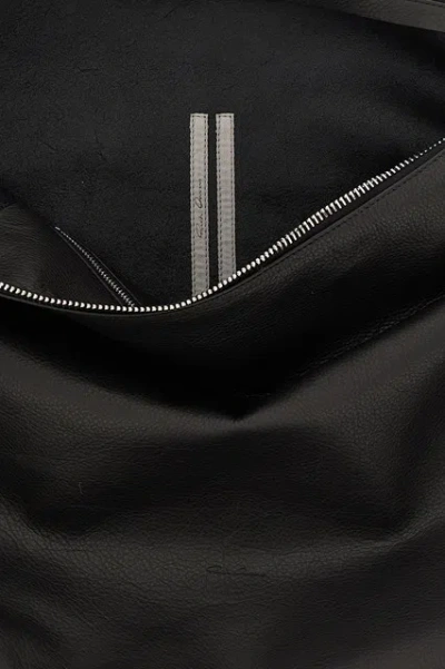 Rick Owens Gemini Shoulder Bag In Black