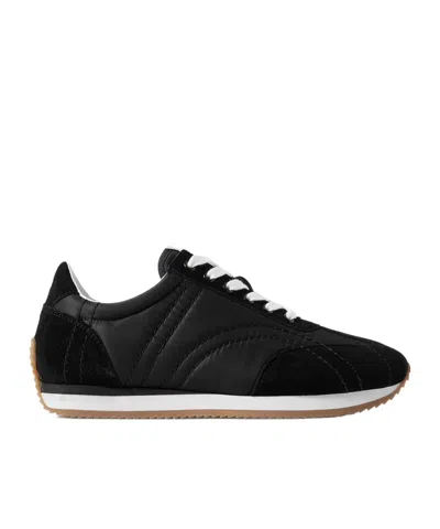 Totême Casual Low Top Sneakers With Quilted Design In Black