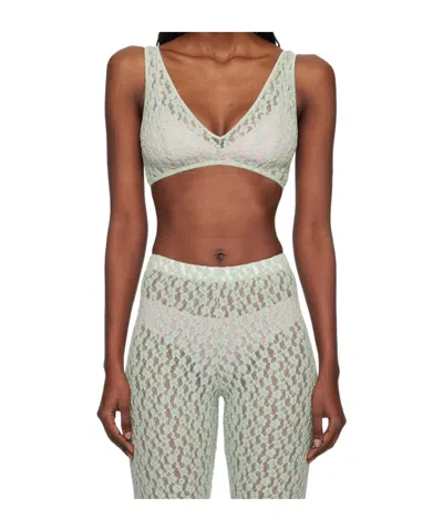 Baserange Crescent French Bra In White